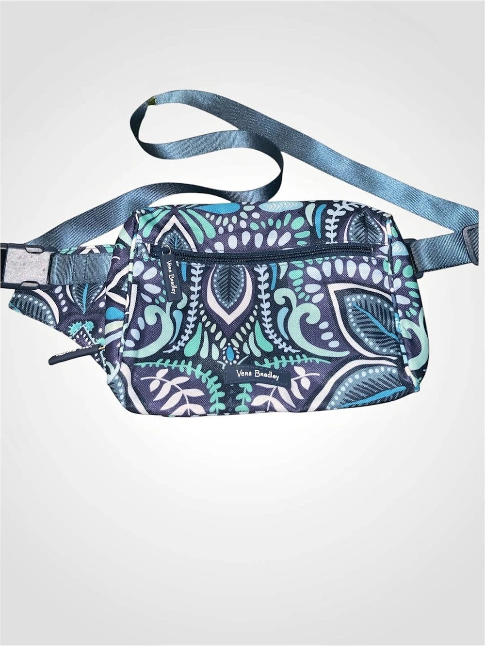 Vera Bradley Paisley Fanny Pack or Mini Sling in Blue, Green & Teal